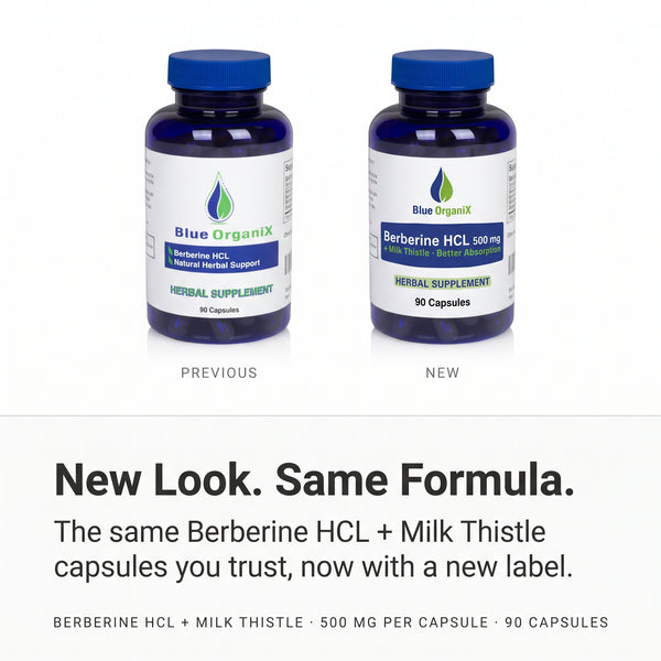 Berberine 500mg hcl Complex with Silymarin